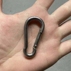 Stainless Steel M5 x 50mm SS Carbine Hook