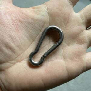 Stainless Steel M4 x 40mm Carbine Hook